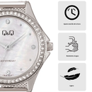 Reloj Q&Q Modelo C80A-003PY Diseño Elegante