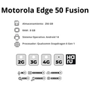 Celular Motorola Edge 50 Fusion 256GB/8GB RAM- Verde