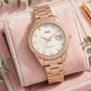 Reloj Mujer Q&Q A19A-501PY Diseño Elegante