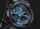 Reloj Casio G-SHOCK Caballero GA-100CB-1A Diseño Deportivo
