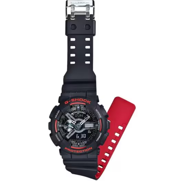 Reloj Casio G-SHOCK Modelo GA-110HR-1A Diseño Deportivo