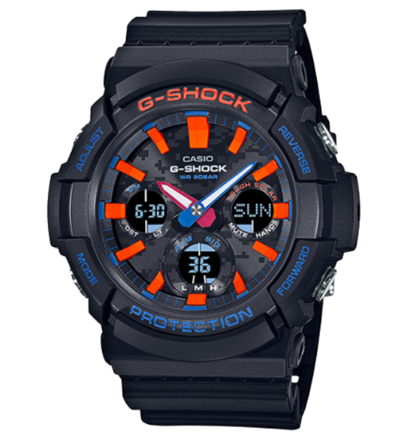 Reloj Casio G-SHOCK Modelo GAS-100CT-1A Diseño Deportivo