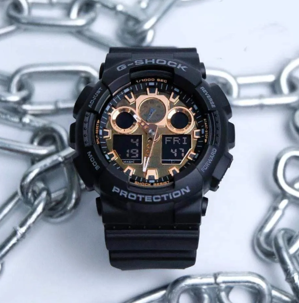 Reloj Casio G-SHOCK Modelo GA-100MMC-1A Diseño Deportivo