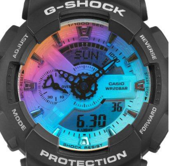 Reloj Casio G-SHOCK Modelo GA-110SR-1A Diseño Deportivo