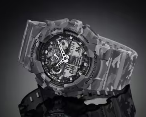 Reloj Casio G-SHOCK Modelo GA-100CM-8A Diseño Deportivo