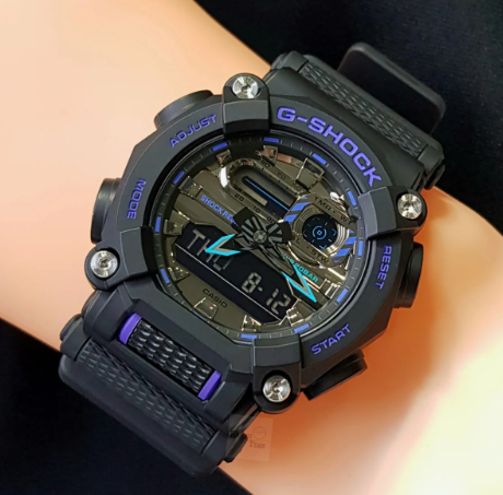 Reloj Casio G-SHOCK Modelo GA-900AS-1ADR Diseño Deportivo