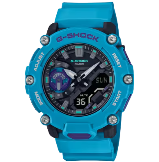 Reloj Casio G-SHOCK Caballero GA-2200-2A Diseño Deportivo