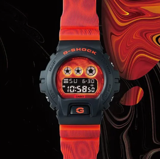 Reloj Casio G-SHOCK Caballero DW-6900TD-4 Diseño Deportivo