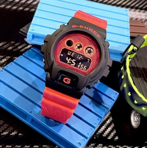 Reloj Casio G-SHOCK Caballero DW-6900TD-4 Diseño Deportivo