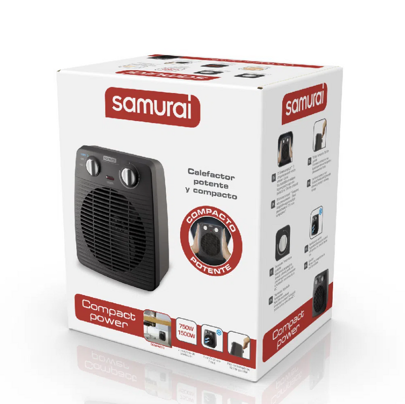 Calefactor SAMURAI Compact Power dos velocidades