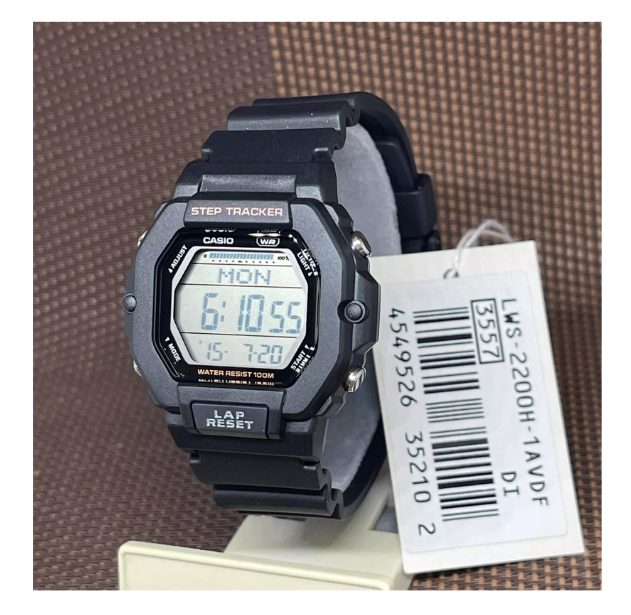 Reloj Casio Modelo LWS-2200H-1A Diseño Deportivo