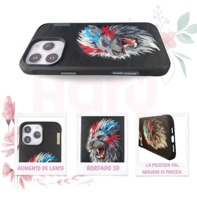 Estuche Nimmy diseño bordado compatible iphone 14 Pro Max