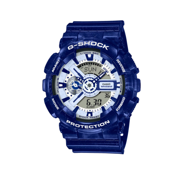 Reloj Casio G-SHOCK Caballero GA-110BWP-2A Diseño Deportivo