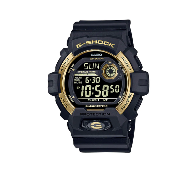 Reloj Casio G-SHOCK Modelo G-8900GB-1 Diseño Deportivo