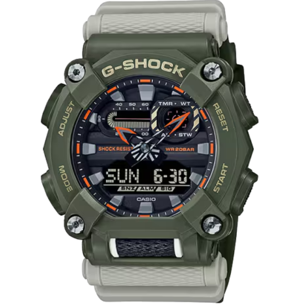 Reloj Casio G-SHOCK Modelo GA-900HC-3A Diseño Deportivo