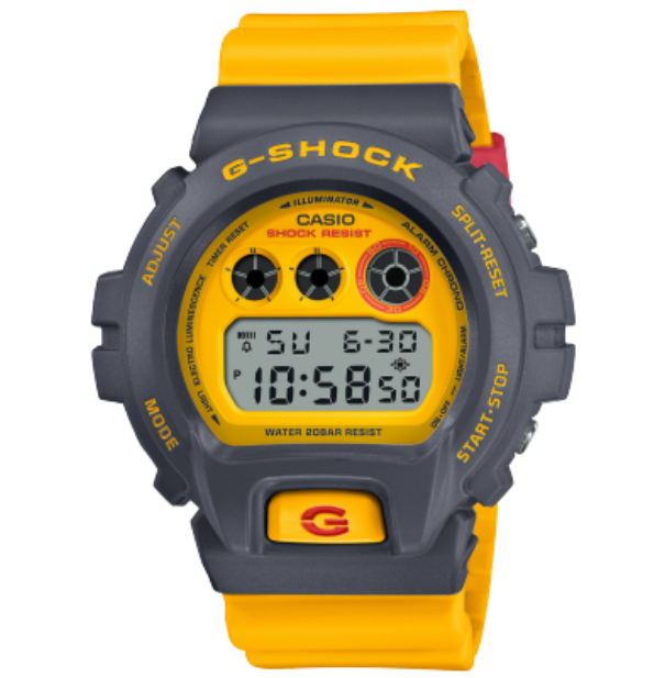 Reloj Casio G-SHOCK Modelo DW-6900Y-9 Diseño Deportivo