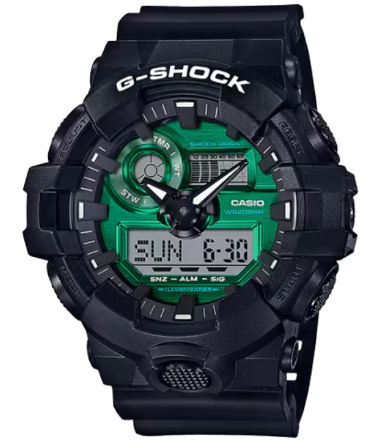 Reloj Casio G-SHOCK Modelo GA-700MG-1A Diseño Deportivo