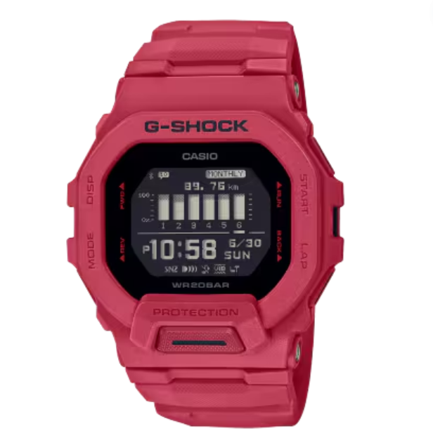 Reloj Casio G-SHOCK Caballero GBD-200RD-4DR Diseño Deportivo