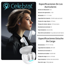 Audífonos TWS-W61 Con Estuche de Carga - Blanco