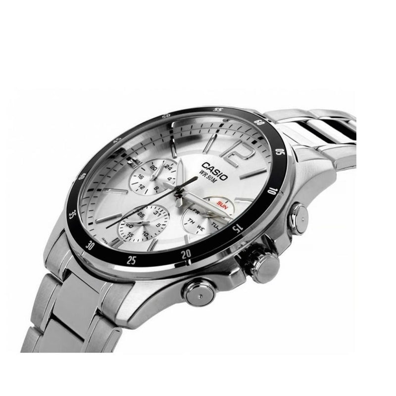Reloj Casio Modelo MTP-1374D-7A Para Caballero Diseño Elegante