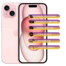 Celular Reacondicionado iPhone 15 128GB - Rosa