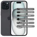 Celular Reacondicionado iPhone 15 128GB - Negro