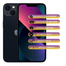 Celular Reacondicionado iPhone 13 128GB - Negro