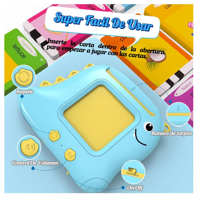 Juguete Didáctico De Niños Para Aprender Ingles - Azul