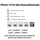 Celular Reacondicionado iPhone 13 Pro Max 128GB - Blanco