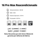 Celular Reacondicionado iPhone 16 Pro Max 256GB - Titanio Natural