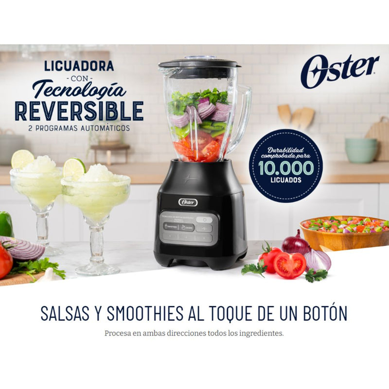 Licuadora Oster  con Tecnología Reversible Negro, BLSTPEGBRT
