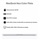 Apple MacBook Neo 256GB- Plata
