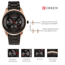 Reloj CURREN 8282 Elegante - Negro