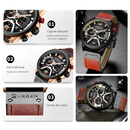 Reloj CURREN Cronografo 8329 Para Hombre - Cafe