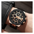 Reloj CURREN 8337 Cronógrafo Para Hombre Bicolor negro