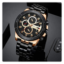 Reloj CURREN 8337 Cronógrafo Para Hombre Bicolor negro