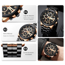Reloj CURREN 8337 Cronógrafo Para Hombre Bicolor negro