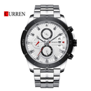 Reloj CURREN 8337 Cronógrafo Para Hombre - Plateado
