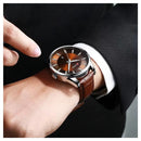 Reloj Curren 8365 Café-Café Cuero Diseño Elegante