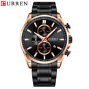 Reloj Hombre Curren 8368 Negro Diseño Elegante