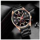 Reloj Hombre Curren 8368 Negro Diseño Elegante