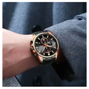 Reloj Hombre Curren 8368 Negro Diseño Elegante