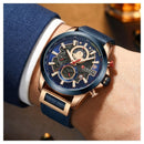 Reloj Curren 8380 Azul - Azul Diseño Elegante