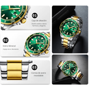 Reloj Curren 8388 Bicolor - Verde Diseño Elegante