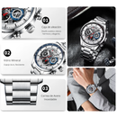 Reloj Hombre CURREN Cronografo 8391 Plateado