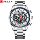 Reloj Hombre CURREN Cronografo 8391 Plateado