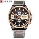 Reloj Curren 8394 Gris Vinotinto Diseño Elegante
