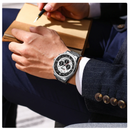 Reloj CURREN 8399 Cronógrafo Para Hombre - Plateado