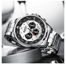 Reloj CURREN 8399 Cronógrafo Para Hombre - Plateado
