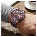 Reloj Curren 8401 Cobreado - Cobrizado Diseño Elegante